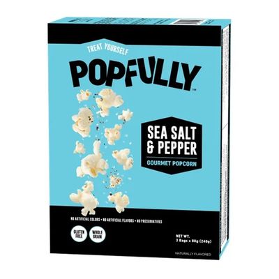 بوبفولي فشار الميكرويف بملح البحر والفلفل خالي من الجلوتين ( مستورد ) - 240 جرام