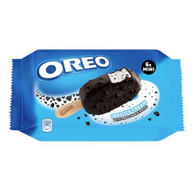 Oreo ice cream mini with oreo cookies 6 pieces