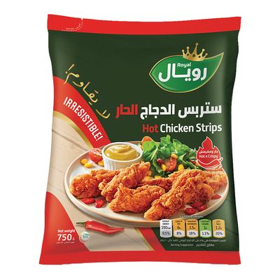 Royal Chicken Strips Hot 750 G