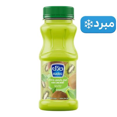 Nadec Juice Kiwi Lime Mint With Mix Fruit No Added Sugar - 180ml