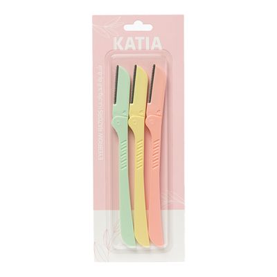 Katia Eyebrow And Razors Set - 3 Pieces