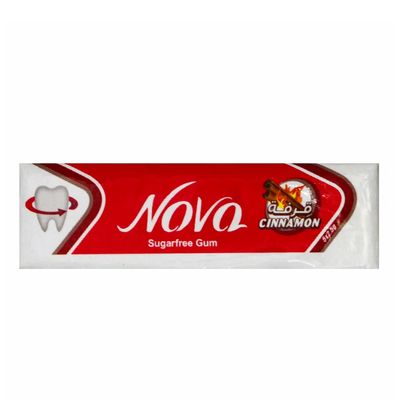 Nova Gum Cinnamon Flavor Sugar Free - 11.5g