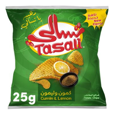تسالي شيبس كمون وليمون 25 جرام