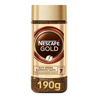 نسكافيه قهوة جولد برائحة غنية وطعم سلس 190 جرام