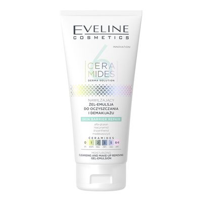 Eveline Ceramides Moisturizing Cleansing And Makeup Removing Gel-Emulsion - 150ml
