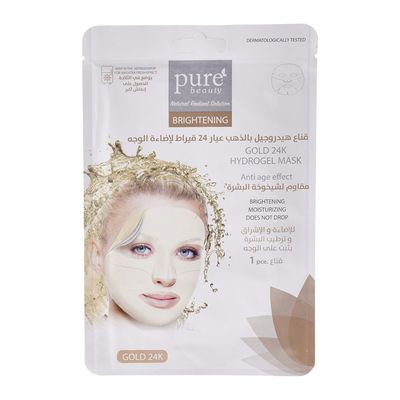Pure Beauty Gold 24K Hydrogel Brightening Mask - 1 Piece