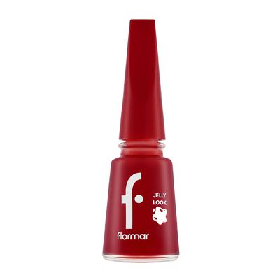 Flormar Jelly Look Nail Enamel - JL05 Fire Red - 11ml
