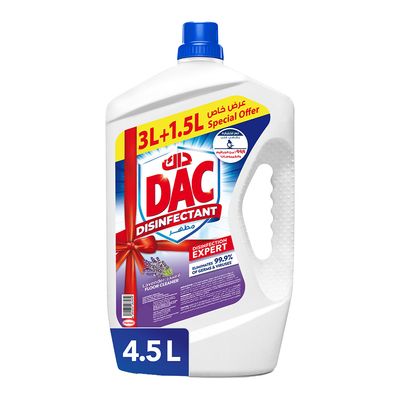 DAC Antiseptic and Disinfectant Lavender Scent 4.5 L
