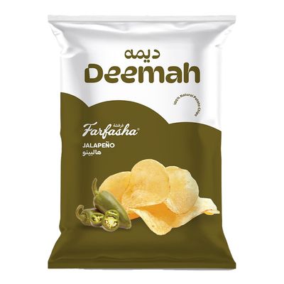 Deemah Farfsha Jalapeno Potato Chips - 75g