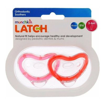 Munchkin Pacifiers From 3 To 6 Months 2 Pieces