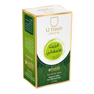 U Fresh Afghani Oil For All Hair Types 125 ML