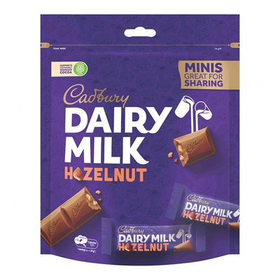 Cadbury Dairy Milk Hazelnut Chocolate Minis - 156g