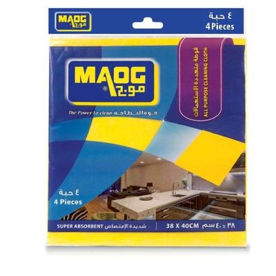 Maog Cleaning Cloth All Purpose 38 × 40 Cm 4 Pieces