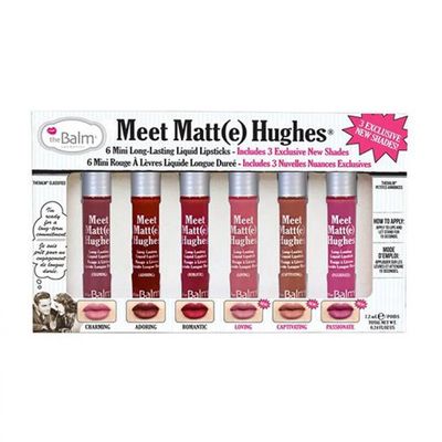 The Balm Meet Matt(E) Hughes Mini Long-Lasting Liquid Lipstick Set - VOL 3 - 6pcs