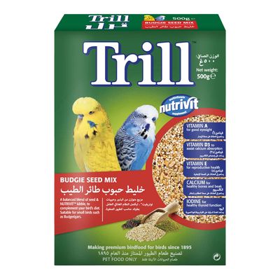 Trill Bird Food Complete Budgie Food 500 G