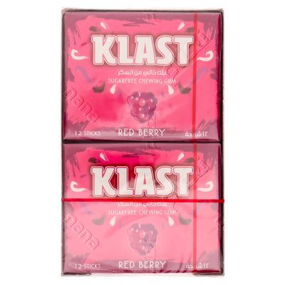 كلاست علك توت بدون سكر 12 حبة