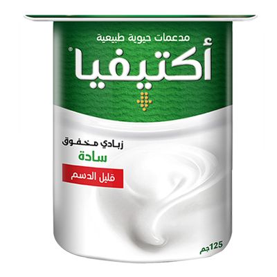 Activia Yogurt Stirred Plain Low Fat 125 G