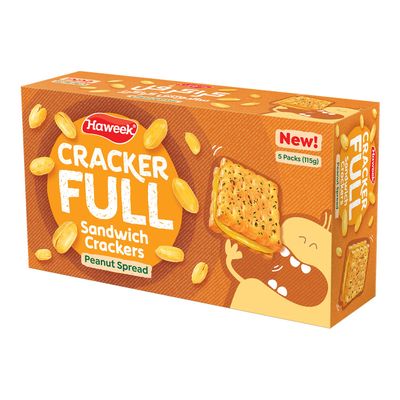 Haweek Cracker Biscuits Peanut Flavor 110 G