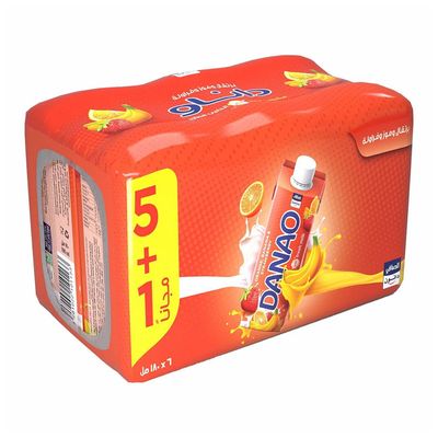 Danao Juice With Milk Orange Banana Strawberry 180ml