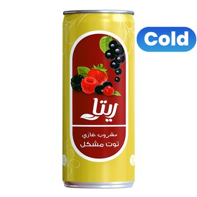 Rita Soft Drink Mixed Berries Sparkling Can 240 G