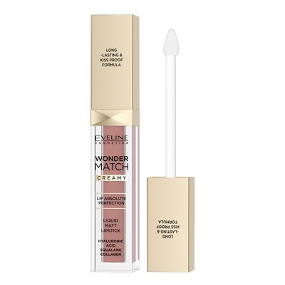 Eveline Wonder Match Creamy Liquid Matt Lipstick - No.04 Caramel