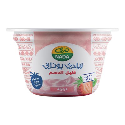 Nada Yogurt Greek With Strawberry Low Fat 160 G