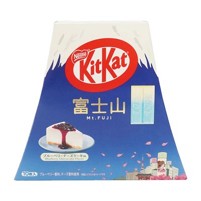 KitKat Chocolate Mt.Fuji Blueberry Cheesecake Flavor Mini - Japanese Edition (Imported) - 10pcs