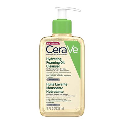 CeraVe Hydrating Foaming Oil Cleanser For Normal To Very Dry Skin - 236ml