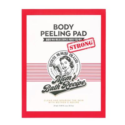 Mom's Bath Red Body Loofah With Alpha Hydroxy Acid - 1 Sachet