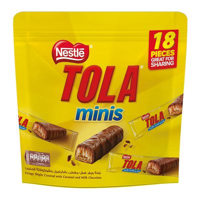 Tola Wafer Mini With Chocolate & Caramel 279 G