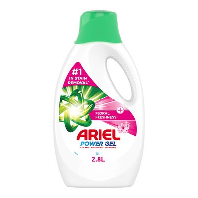 Ariel Liquid Laundry Detergent Power Gel Floral Freshness 2.8 L