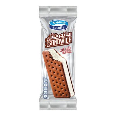 Saudia Ice Cream Sandwich Vanilla Flavor 100 ML