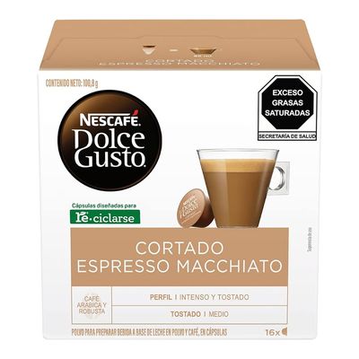 دولتشي جوستو كبسولات القهوة اسبرسو ماكياتو كورتادو 16 حبة