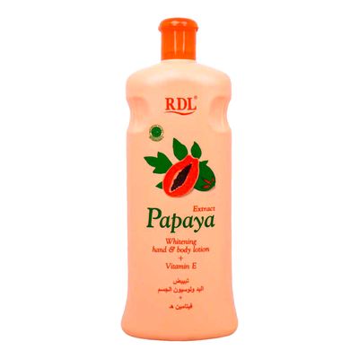 RDL Whitening Body & Hands Lotion + Vitamin E Papaya Extract 600 ML
