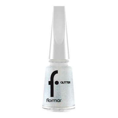 Flormar Glitter Nail Enamel  - GL37 Glitter Touch - 11ml