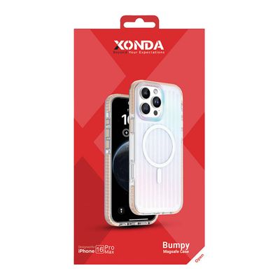 XONDA Bumpy Magsafe Phone Case Pink - iPhone 16 Pro Max