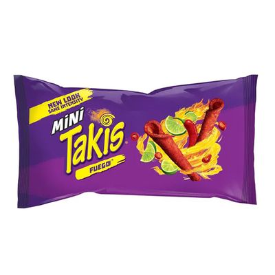 Takis Tortilla Chips Chili and Lemon Flavor Imported 35 G