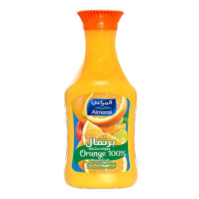 Almarai Juice Orange And Mixed Fruit Flavor No Added Sugar  1.4 L