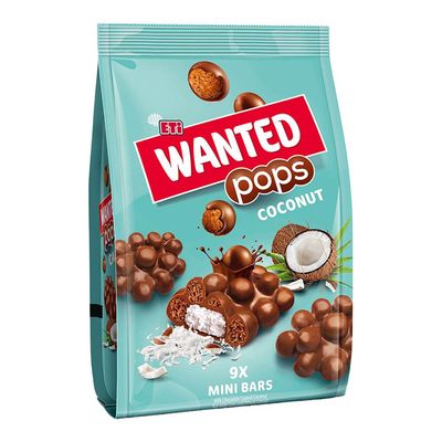 إيتي وانتيد شوكولاتة بوبس ميني بجوز الهند - 126 جرام 