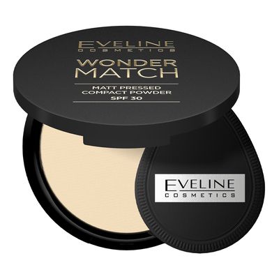 Eveline Wonder Match Matt Pressed Compact Powder SPF 30 - No.01 Light Beige