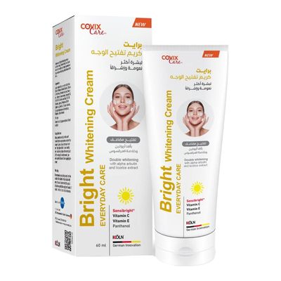 Covix Care Bright Whitening Cream With Alpha Arbutin And Licorice Extract - 60ml
