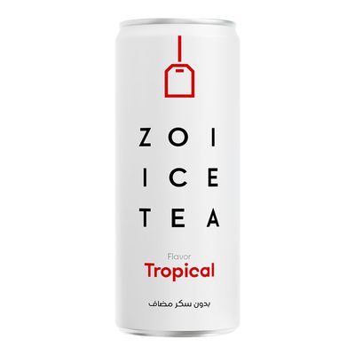 Zoi Tropical Fruits Iced Tea 320 ML