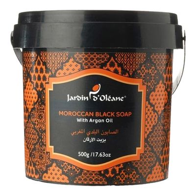 Jardin D'oleane Moroccan Black Soap With Argan Oil - 500g