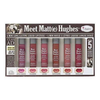 The Balm Meet Matt(E) Hughes Mini Long-Lasting Liquid Lipstick Set - VOL 5 - 6pcs