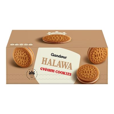 Gandour Cookies Halawa With Cream 38 G × 12 Box
