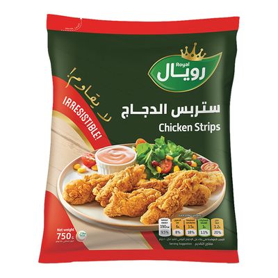 Royal Chicken Strips Breaded 750 G