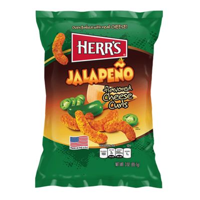 Herr's Snack Baked With Real Cheese Jalapeno Flavor Imported 170 G