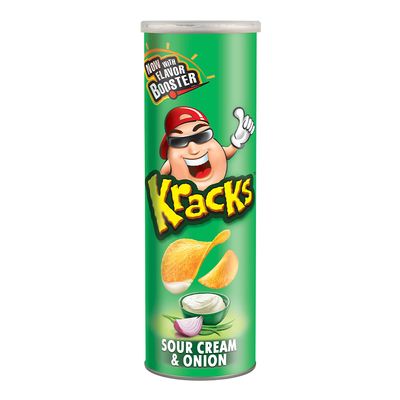 Kracks Chips Sour Cream and Onion Flavor 160 G