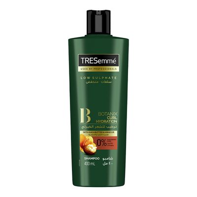 Tresemme Shampoo BOTANIX CURL &HYDRATION With Shea Butter & Hibiscus 400 ML