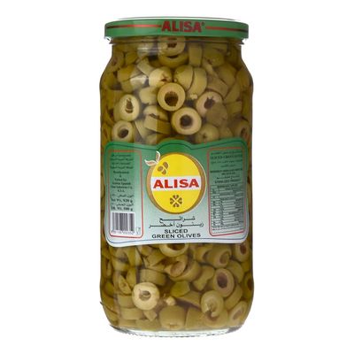 أليسا زيتون أخضر شرائح 920 جرام